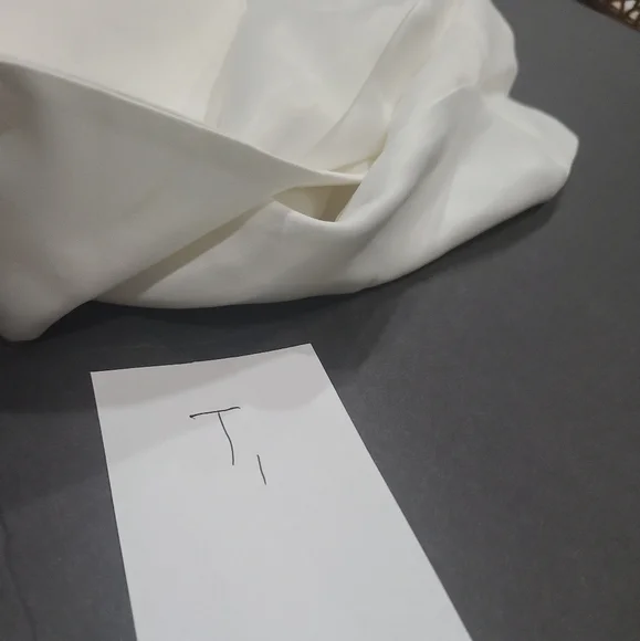 NWT Zara Elegant White Women's Blouse Size L cropped - Picture 12 of 12